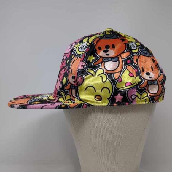 Five Nights At Freddy's Snapback 5 Panel Cap Multi One Size Adjustable Printed - Picture 3 of 10